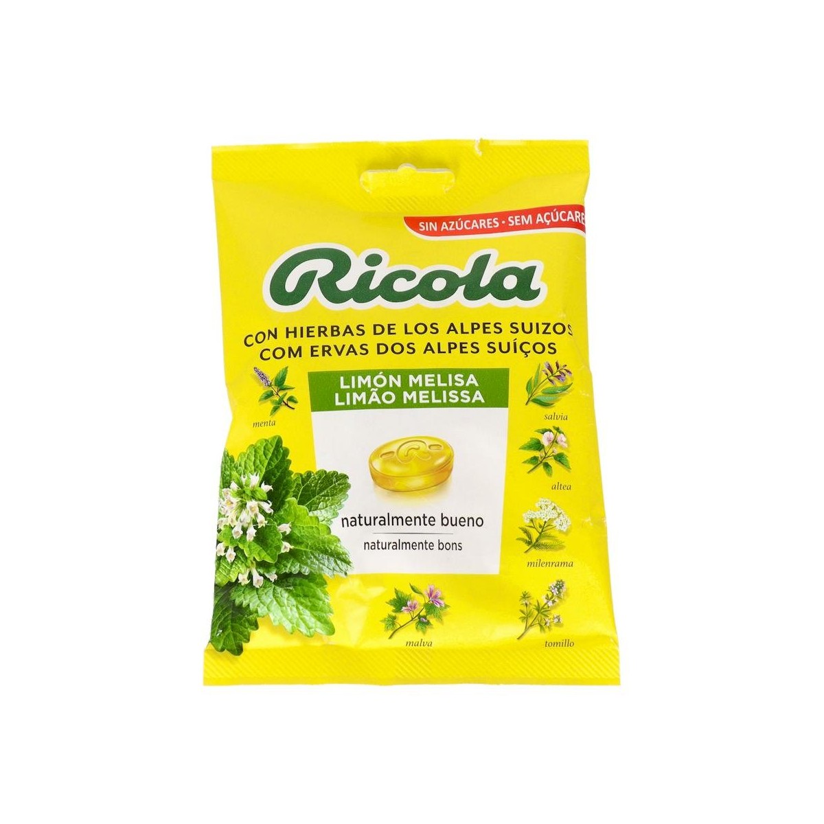 Ricola Caram Bolsa S/A Limon Melisa 70 G