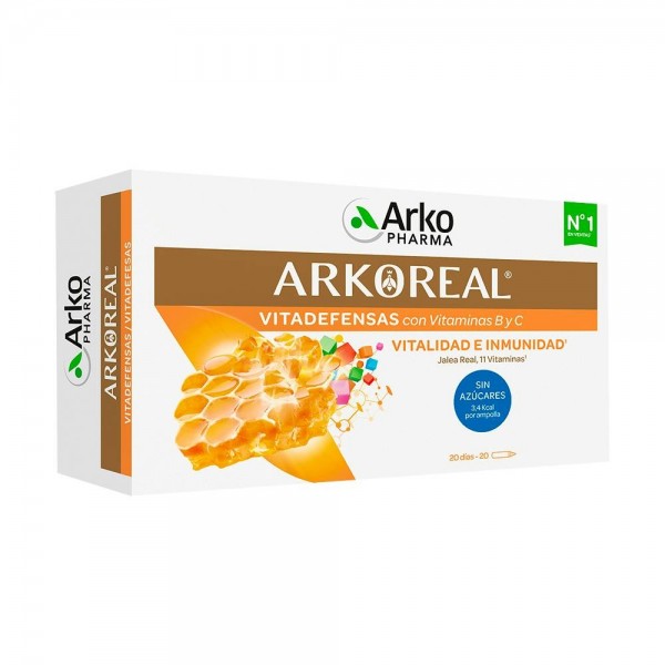 Arkoreal Jalea Real Vitadefensas 20 Ampollas Arkopharma