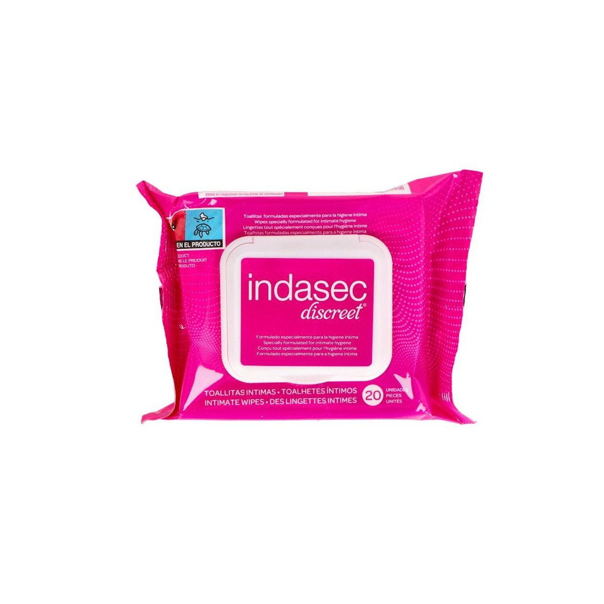 Indasec Toallita Higiene Intima Bsa 20 Uds