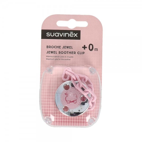 Broche Suavinex Pinza Jewel Rosa