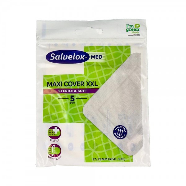 SALVELOX MED MAXI COVER EST 5 UN 97X79 MM