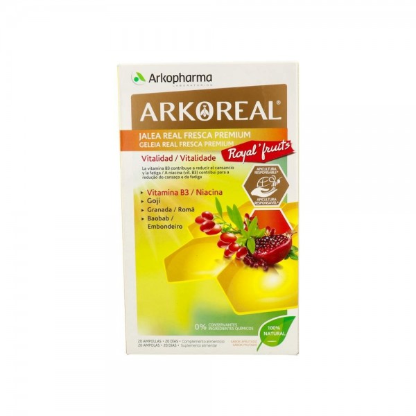 Arkoreal Jalea Real Frutas 20 Viales